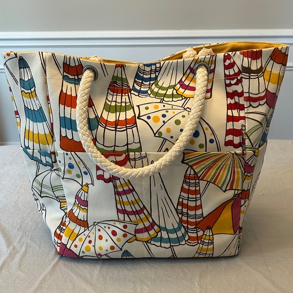 Pottery Barn Handbags - Pottery Barn Large Canvas Tote Bag